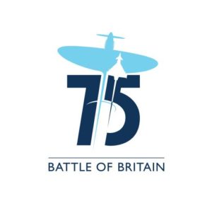 Logo officiel du 75 anniversaire de la Bataille d'Angleterre.