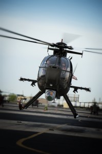 Boeing AH-6I, lors de son premier vol.