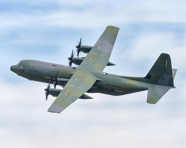 Lockheed-Martin C-130J appartenant aux forces sud-coréennes.