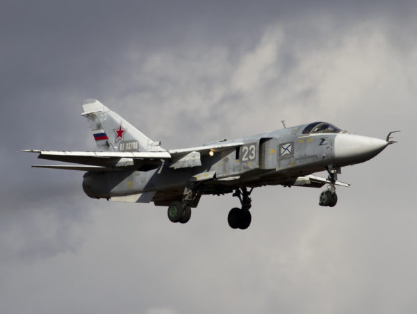 Sukhoi Su-24MK appartenant à l'aéronavale russe.