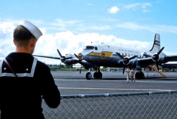 Hilo 1953 MATS (Military Air Transport Service) C-118 Liftmaster and C-47 Skytrain